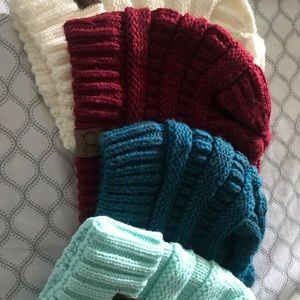 4 C.C beanies